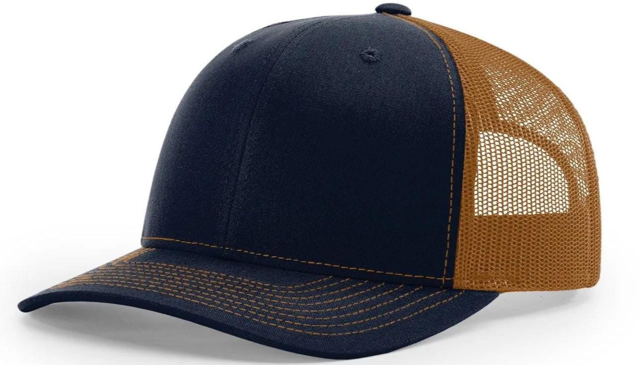 Grandpa Patch Trucker Hat - Rustic Grandfather Cap, Adjustable Snapback, Multiple Colors & Patch Designs