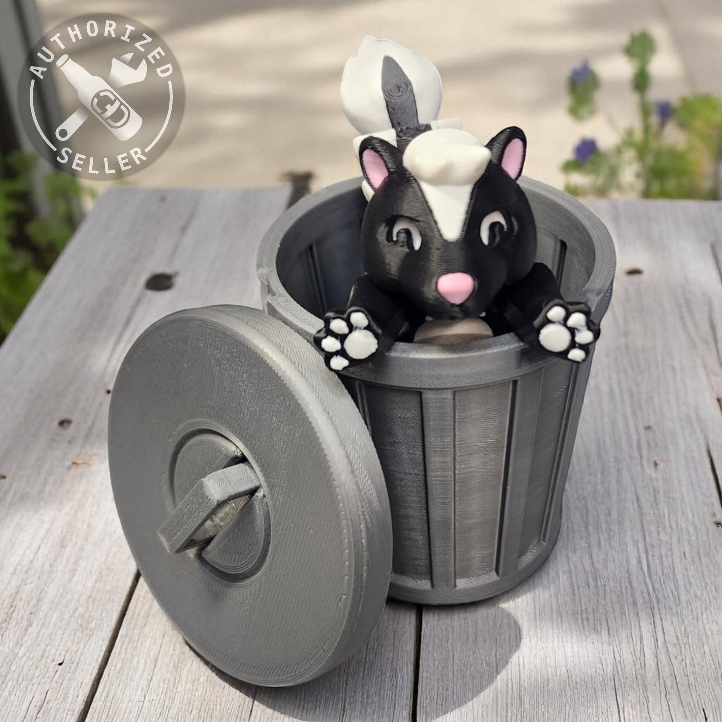 Articulated Woodland Critters - Skunk, Raccoon, Opossum - Poseable Fidget Toys - Individual or Set