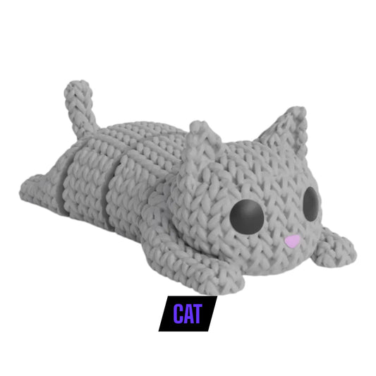 Flexi Knitimals: Articulated Knit-like Animal Toys - Posable & Playful Companions! New animals added almost weekly!