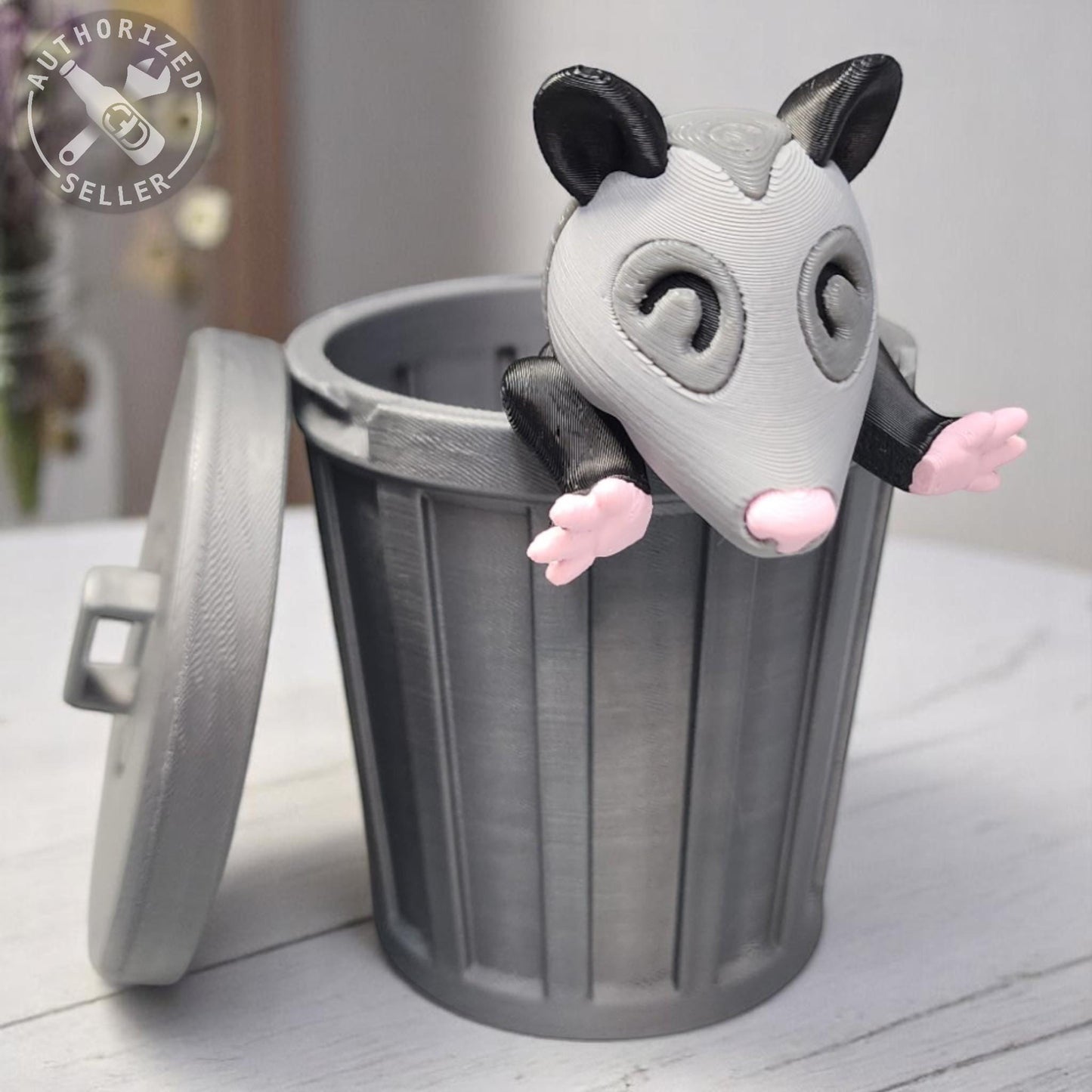 Articulated Woodland Critters - Skunk, Raccoon, Opossum - Poseable Fidget Toys - Individual or Set