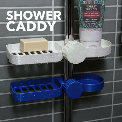 Cruise & Home Shower Caddy - Fits 18-25mm (0.70"-0.98") Poles - Dual Bottle or Bottle and Soap
