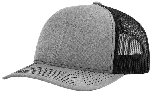 Antler Patch Trucker Hat - Rustic Hunting Cap, Adjustable Snapback, Multiple Colors & Patch Designs