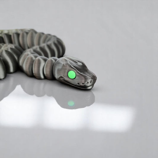 Articulating Ball Python - Snake - Realistic Reptile Decor & Toy - Custom Colors