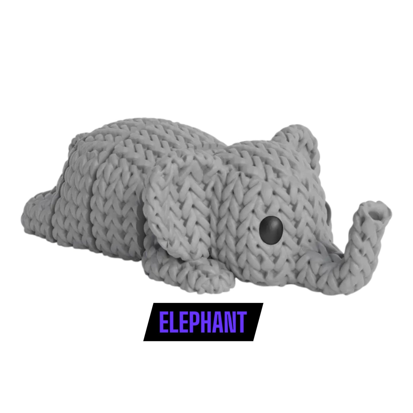 Flexi Knitimals: Articulated Knit-like Animal Toys - Posable & Playful Companions! New animals added almost weekly!